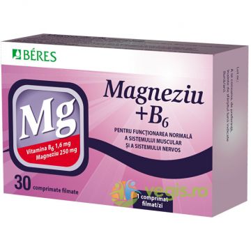 Magneziu + B6 30cpr