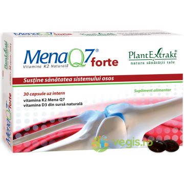 Mena Q7 Forte Vitamina K2 Naturala 30cps