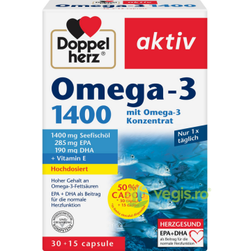 Omega 3 1400mg Aktiv 30cps+15cps