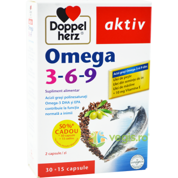 Omega 3-6-9 Aktiv 30cps+15cps