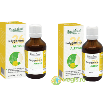 Pachet Polygemma 26 (Alergii) 50ml + Polygemma 26 (Alergii) 50ml