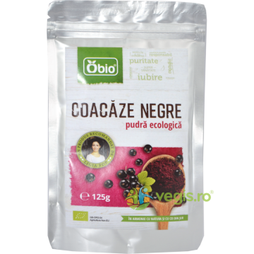 Pudra de Coacaze Negre Ecologica/Bio 125g