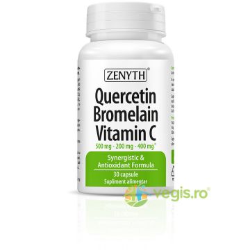 Quercetin Bromelain Vitamina C 30cps