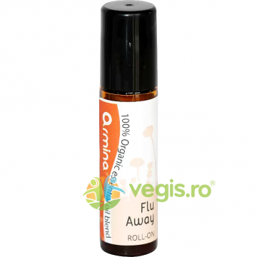 Roll-On Amestec de Uleiuri Esentiale Flu Away Ecologic/Bio 10ml