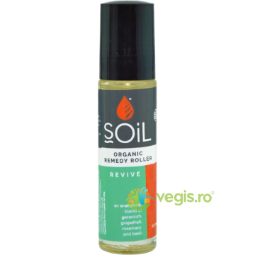 Roll-On Revive - Amestec Energizant si Echilibrant cu Uleiuri Esentiale Ecologice/Bio 10ml