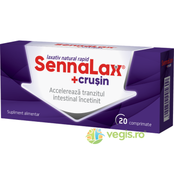 Sennalax Plus Crusin (Laxativ Natural Rapid) 20cpr