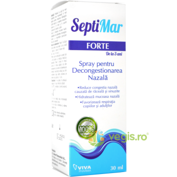 Spray pentru Decongestionarea Nazala Septimar Forte 30ml