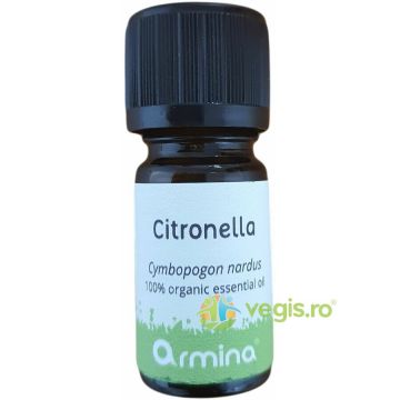 Ulei Esential de Citronella (Cympbopogon Nardus) Ecologic/Bio 5ml