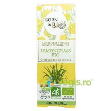 Ulei Esential de Lemongrass Ecologic/Bio 10ml