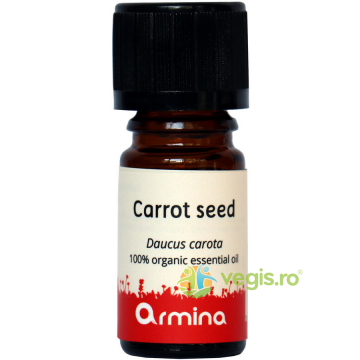 Ulei Esential din Seminte de Morcov (Daucus Carota) Bio 5ml