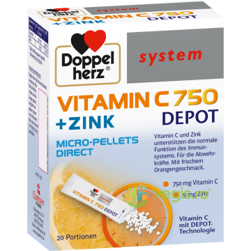 Vitamina C 750 + Zinc Depot Aktiv 20dz