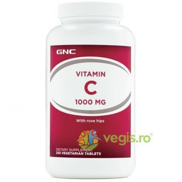 Vitamina C cu Extract de Macese 1000mg 250tb vegetale