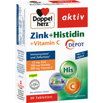 Zinc + Histidina + Vitamina C Depot Aktiv 30tb