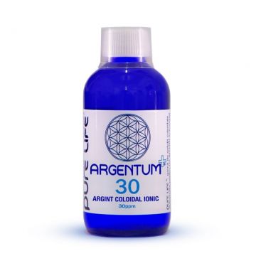 Argint coloidal 30ppm Argentum+ super concentrat 240ml - PURE LIFE