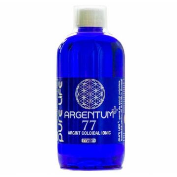 Argint coloidal 77ppm Argentum+ editie speciala 480ml - PURE LIFE