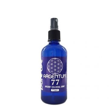 Argint coloidal 77ppm Argentum+ editie speciala pulverizator 120ml - PURE LIFE