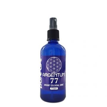 Argint coloidal 77ppm Argentum+ editie speciala pulverizator 120ml - PURE LIFE