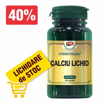 Calciu D3 lichid Premium 30cps - COSMO PHARM