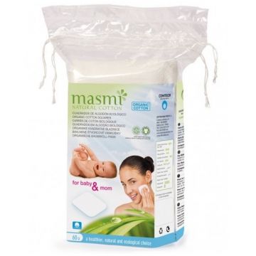 Dischete ingrijire bebe&mami bumbac organic 60b - MASMI