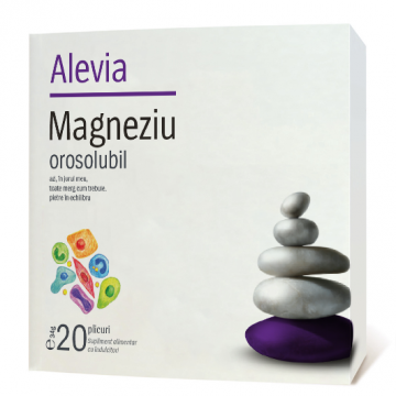 Magneziu 150mg orosolubil 20pl - ALEVIA