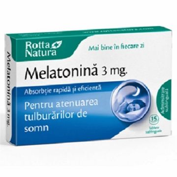 Melatonina 3mg 15cp - ROTTA NATURA