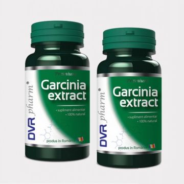 Pachet Garcinia extract 2x60cps - DVR PHARM