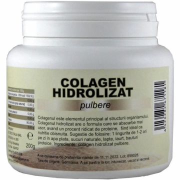 Pulbere colagen hidrolizat 200g - DECO ITALIA