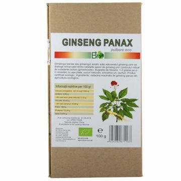 Pulbere ginseng panax 100g - DECO ITALIA