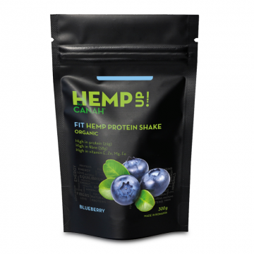 Pulbere shake proteic canepa afine Fit Hemp Up eco 300g - CANAH