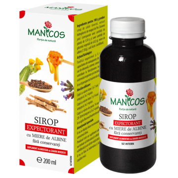 Sirop expectorant miere cuisoare 200ml - MANICOS