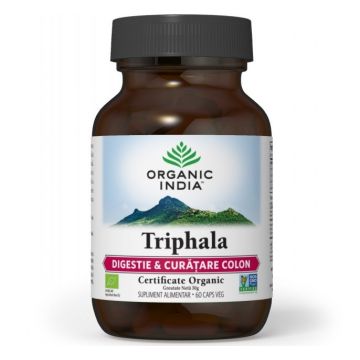 Triphala [digestie curatare colon] 60cps - ORGANIC INDIA