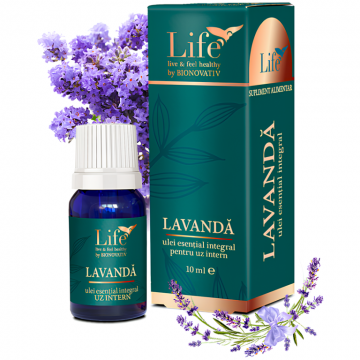 Ulei esential integral lavanda angustifolia 10ml - LIFE