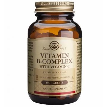 Vitamina B complex vitamina C 100mg 100cp - SOLGAR