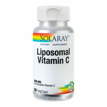 Vitamina C Liposomal 500mg 30cps - SOLARAY