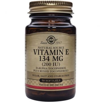 Vitamina E 200IU 134mg 50cps - SOLGAR