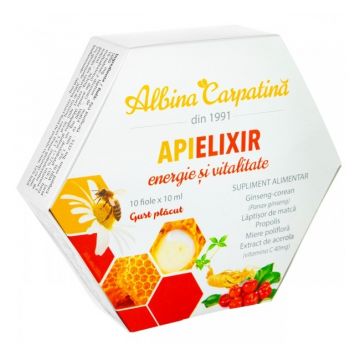 ApiElixir energie vitalitate 10fl - ALBINA CARPATINA