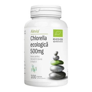 Chlorella 500mg bio 100cps - ALEVIA