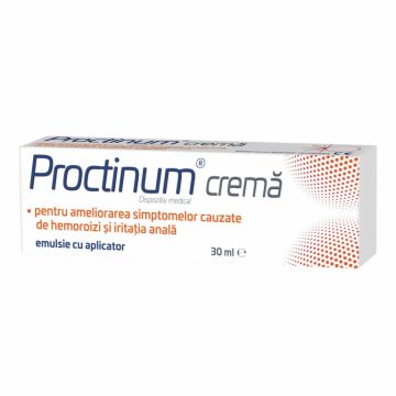 Crema hemoroizi iritatie anala Proctinum 30ml - PHARMA CF