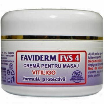 Crema masaj vitiligo FaviDerm FVS4 50ml - FAVISAN