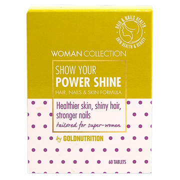 Formula par unghii piele Power Shine Woman Collection 60cp - GOLD NUTRITION