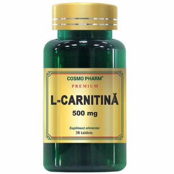 L carnitina 500mg Premium 30cp - COSMO PHARM