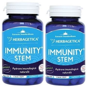 Pachet Immunity stem 60+30cps - HERBAGETICA