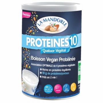 Pulbere proteica mix vegana Proteines10 250g - LA MANDORLE