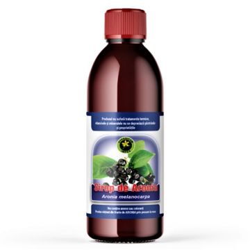 Sirop aronia cu zahar invertit 500ml - HYPERICUM PLANT