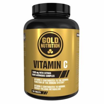 Vitamina C 1000mg bioflavonoide 100cp - GOLD NUTRITION