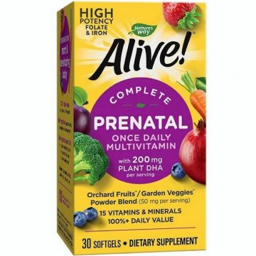 Alive! Prenatal Multi Vitamin 30cps - NATURES WAY