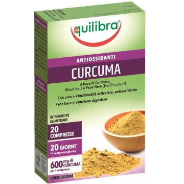Antioxidant [Curcuma piper negru vitamina E] 20cps - EQUILIBRA