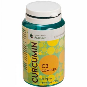 Curcumin C3 complex 30cps - REMEDIA
