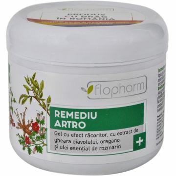 Gel efect racoritor Remediu Artro gheara diavolului oregano rozmarin 250ml - FLOPHARM