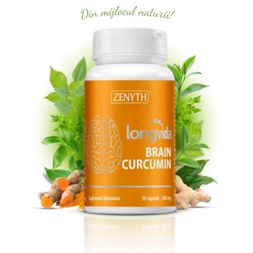 Longvida BrainCurcumin 500mg 30cps - ZENYTH